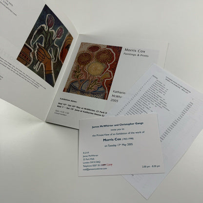 Morris Cox. Paintings & Prints | Katharine House Gallery in association with McWhirter, 2005