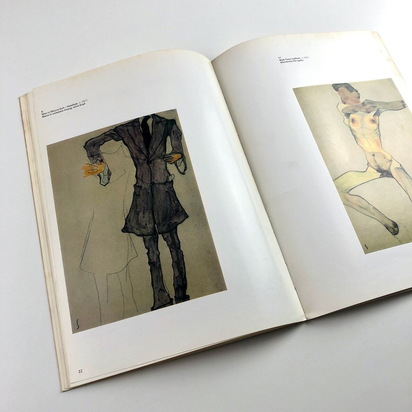 Egon Schiele – Drawings and Watercolours 1909–1918 | Marlborough Fine Art, 1969 | typography by Gordon House