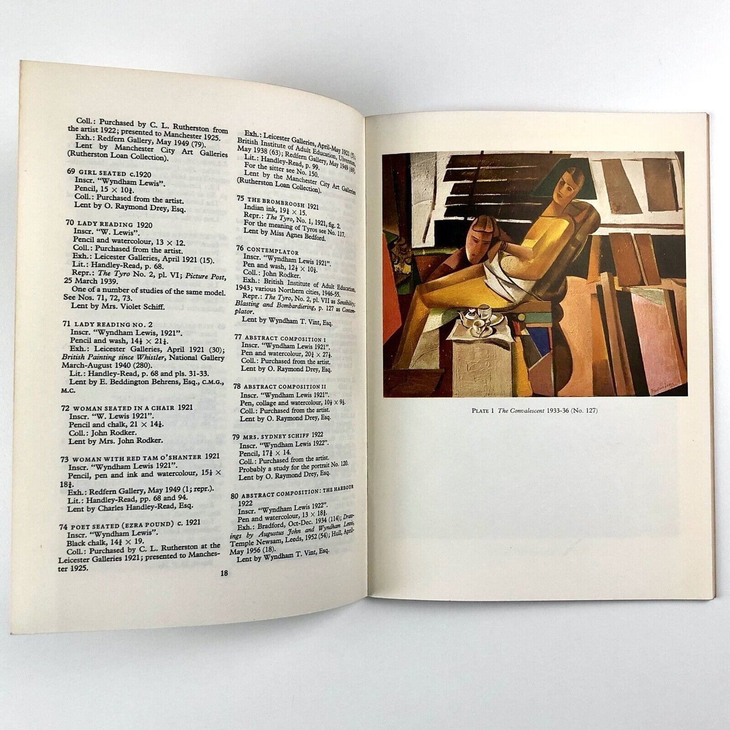 Wyndham Lewis and Vorticism | Tate Gallery exhibition catalogue, 1956