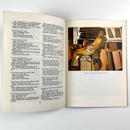 Wyndham Lewis and Vorticism | Tate Gallery exhibition catalogue, 1956