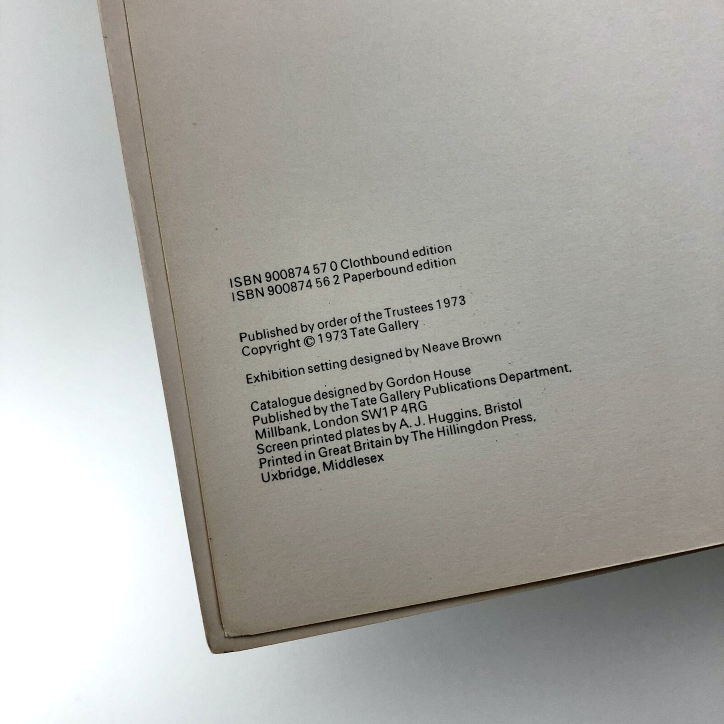 Robyn Denny exhibition catalogue | Tate Gallery March-April 1973