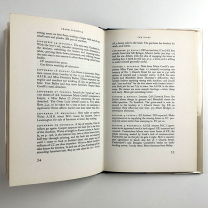 Frank Sidgwick's Diary and other material relating to A.H. Bullen and the Shakespeare Head Press, 1975