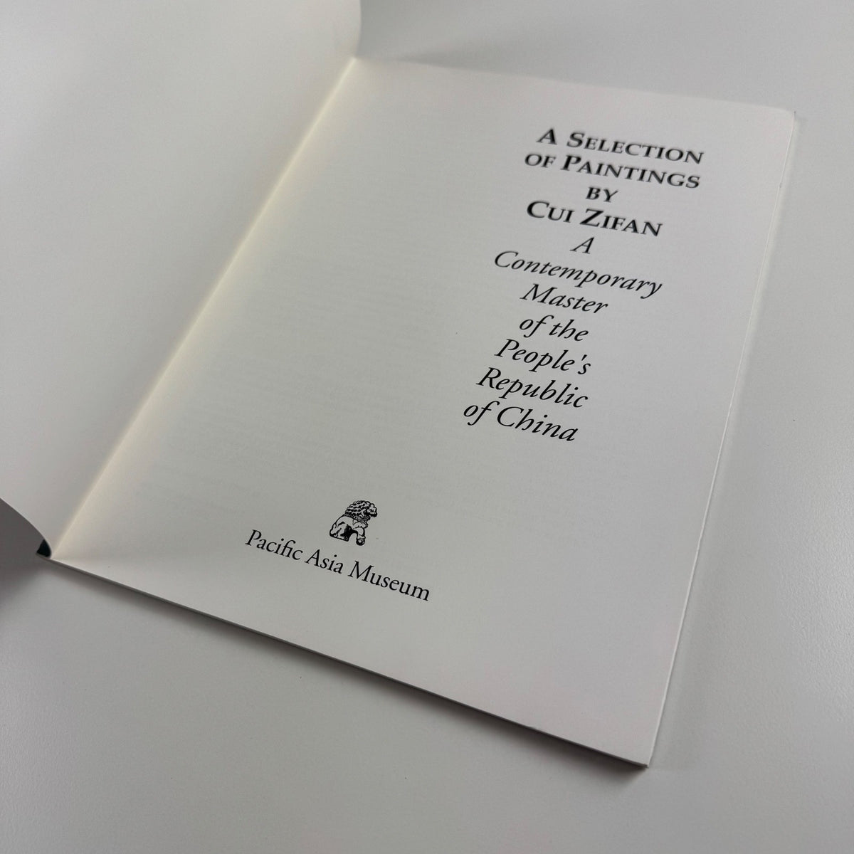 A Selection of Paintings by Cui Zifan | Pacific Asia Museum 1995