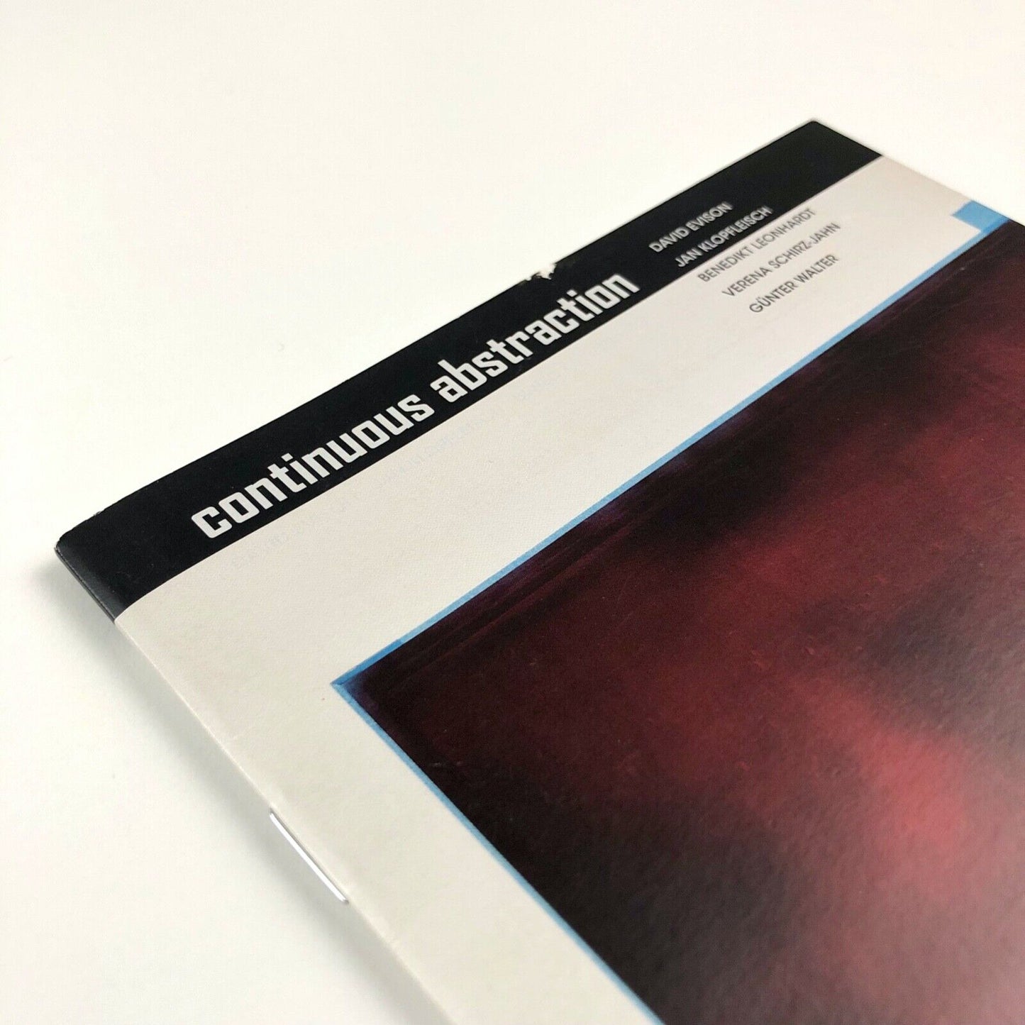 Continuous Abstraction | Kunstverein Tiergarten | Galerie Nord catalogue, 2015