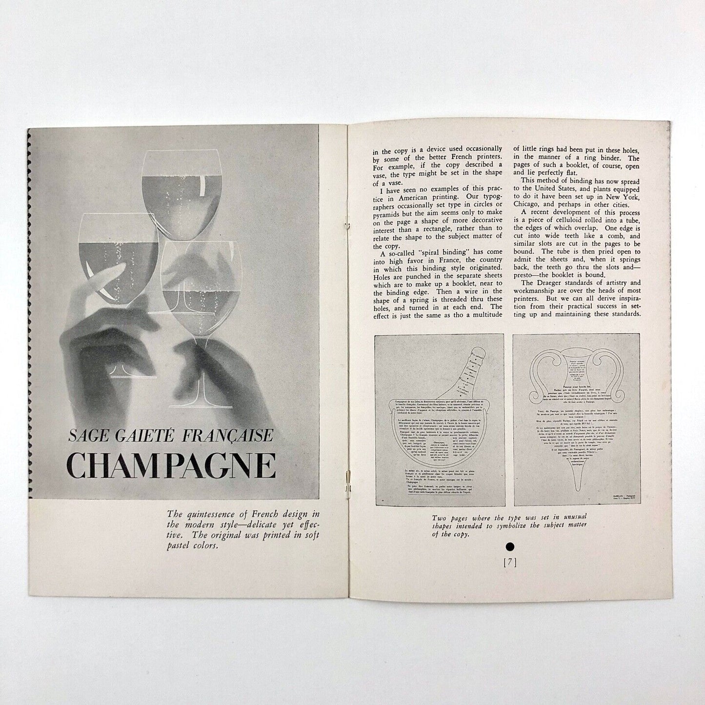 Typographic Design in France by Douglas C. McMurtrie | Draeger Frères, 1934