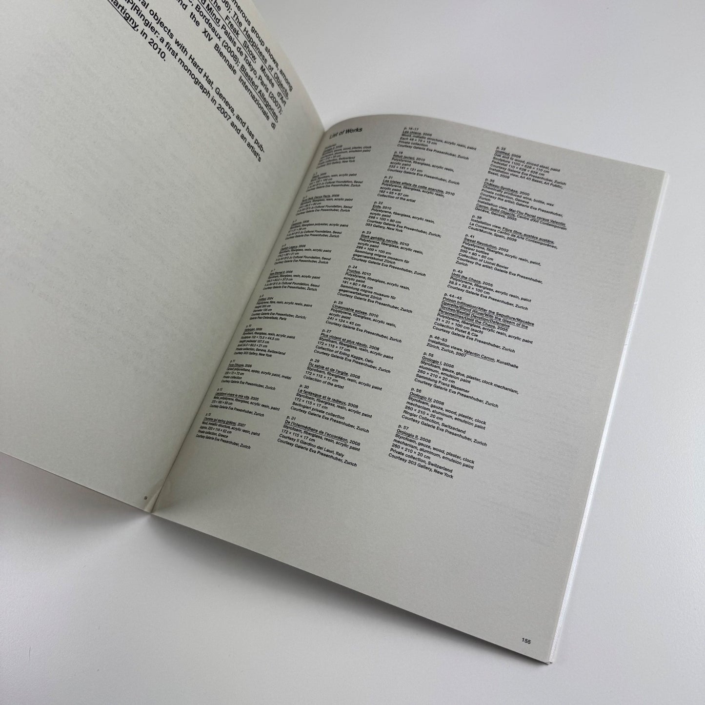 Valentin Carron | Galerie Eva Presenhuber, JRP Ringier, 2011