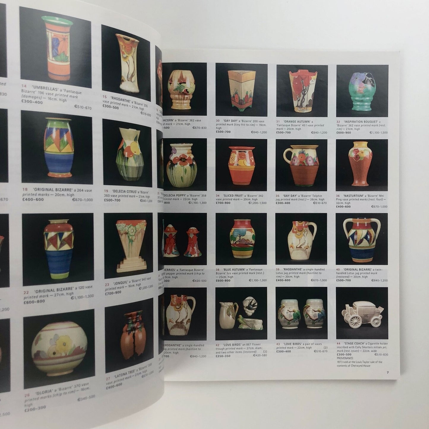 Clarice Cliff sale catalogue | Christies, South Kensington, 3 November 2000