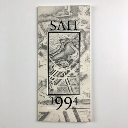 SAH – Society of Architectural Historians | 47th Annual Meeting leaflet, 1994