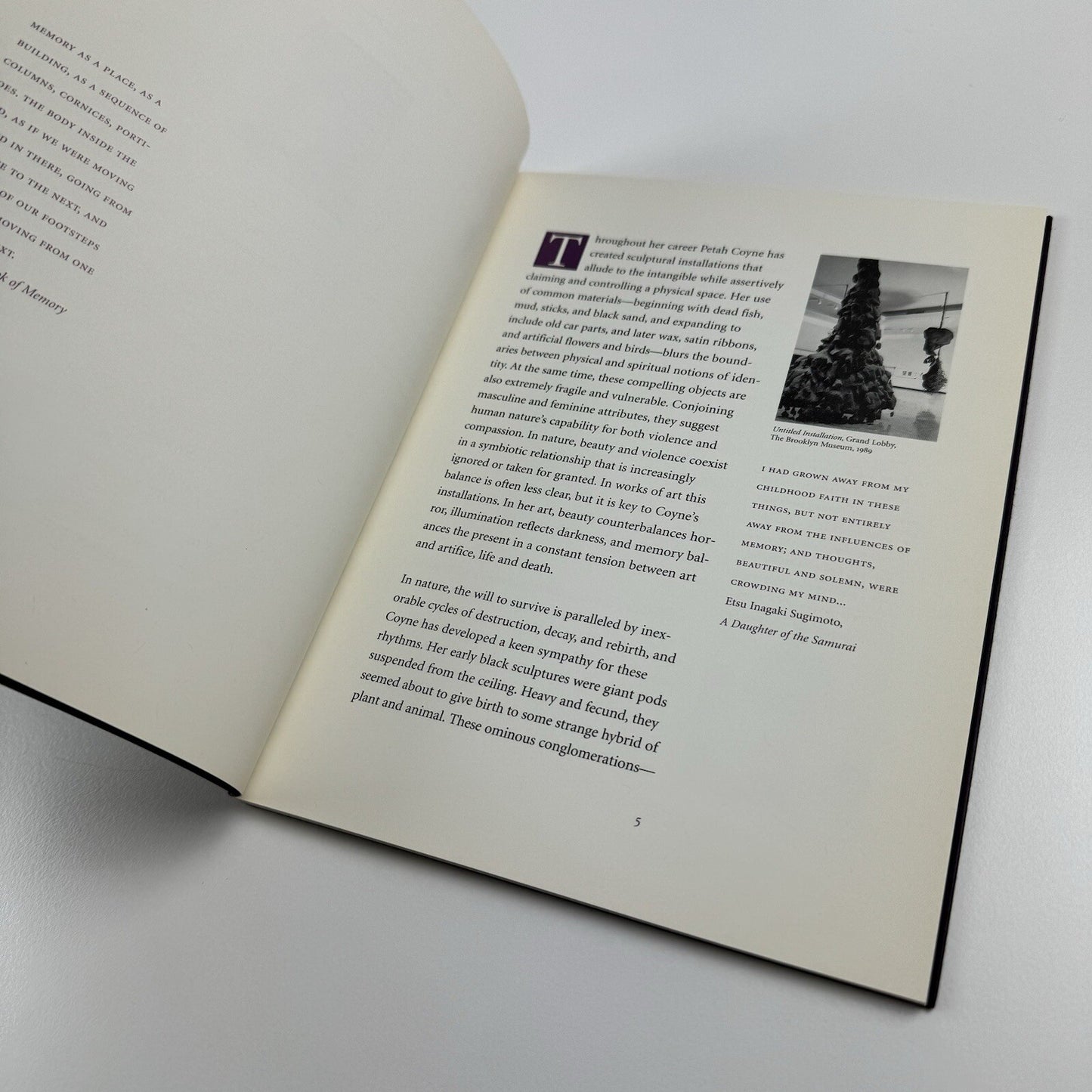Petah Coyne black/white/black | The Corcoran Gallery of Art catalogue, 1996/7