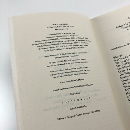 Dreaming the Miracle. Three French Prose Poets | Jacob, Ponge, Follain | White Pine Press, 2006