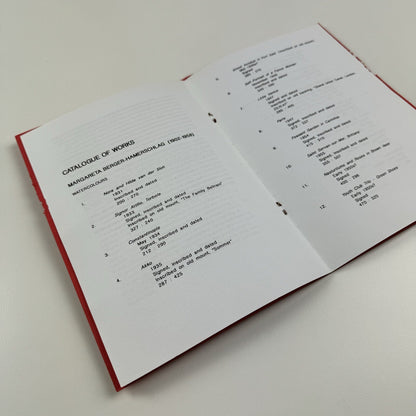 Works on paper by Margarete Berger-Hamerschlag, June Berry, Tiffany McNab | Honor Oak Gallery catalogue, 1996