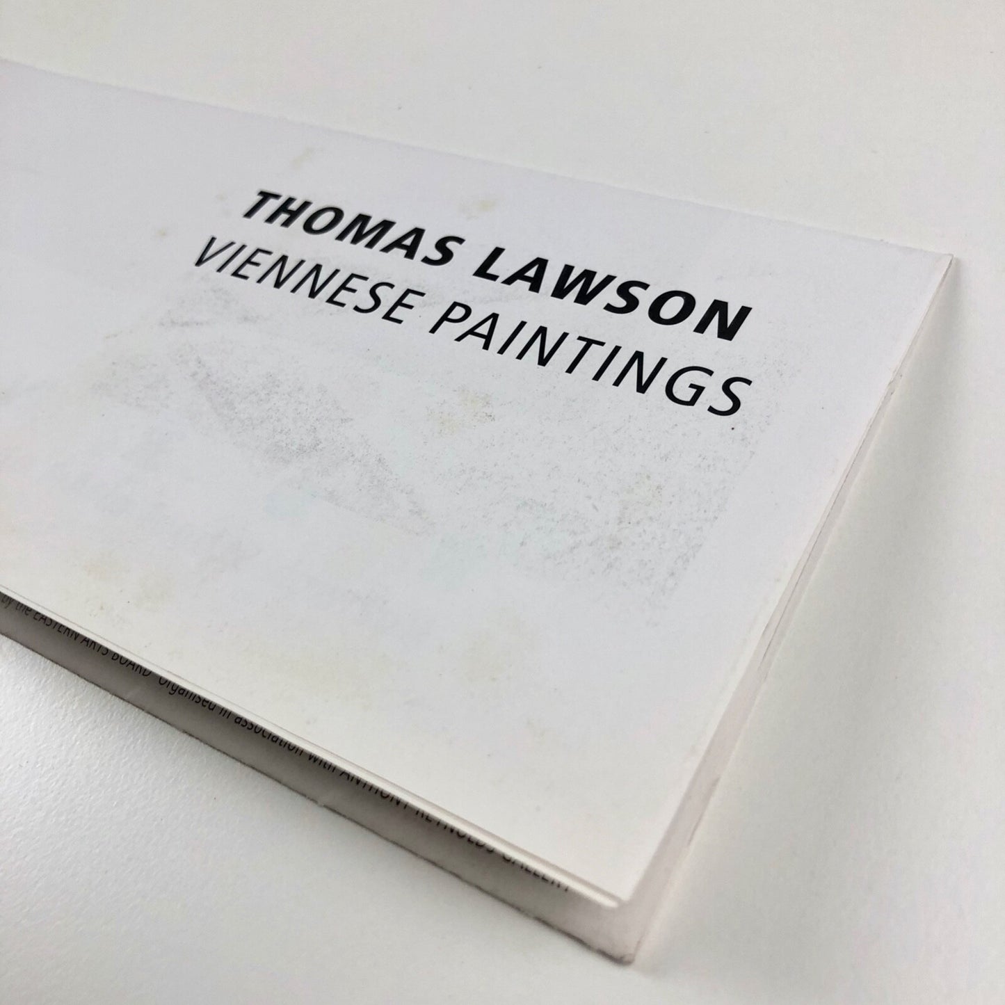 Thomas Lawson – Viennese Paintings, folded sheet | Norwich Gallery, Anthony Reynolds Gallery 1995