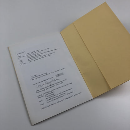 Libby Raynham. Sea-change | Susanna Rüegg galerie & poesie 2004 | Signed copy