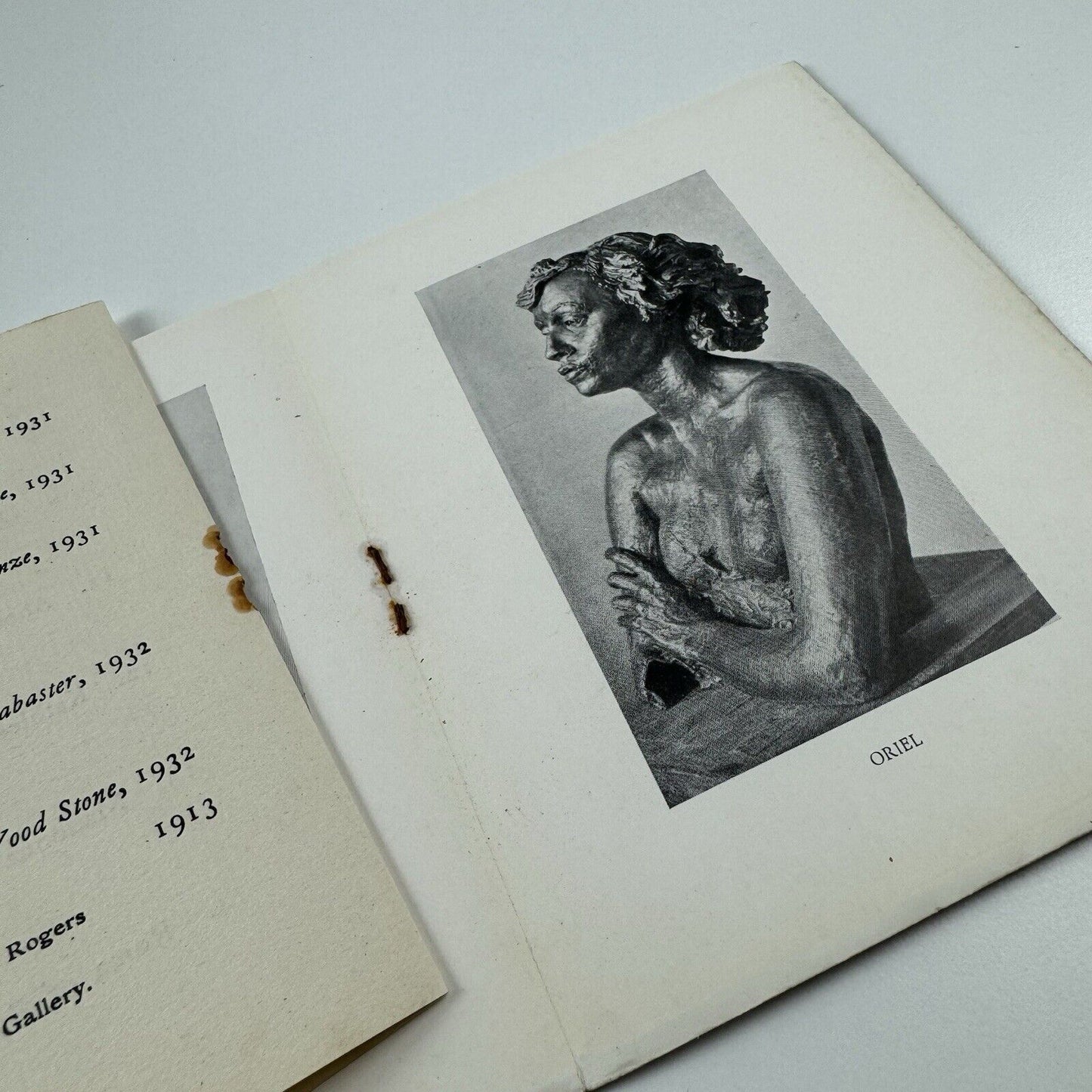 Jacob Epstein | The Leicester Galleries exhibition catalogue | Ernest Brown & Phillips, May 1933