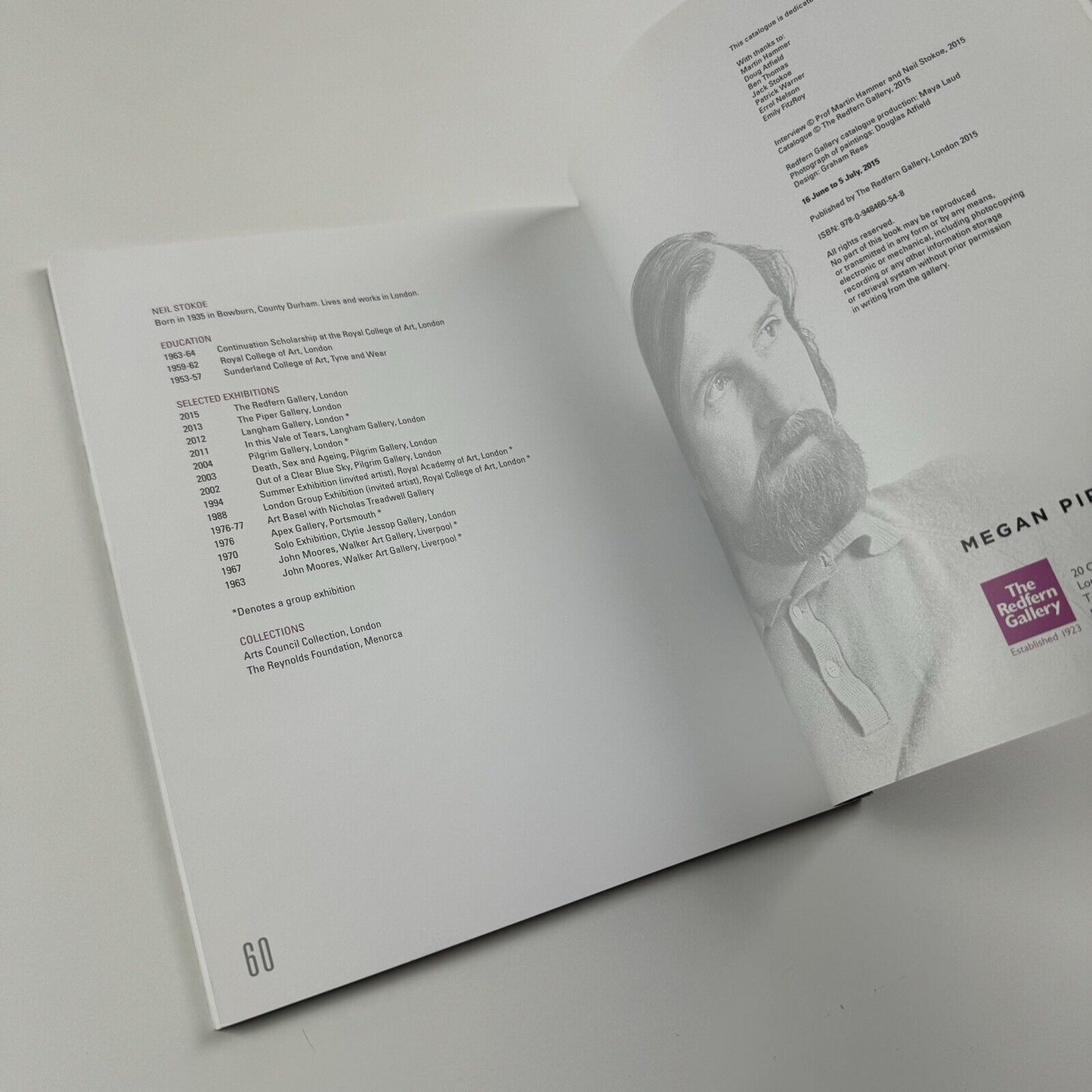 Neil Stokoe Paintings from the 60s on | The Redfern Gallery in association with Megan Piper, 2015