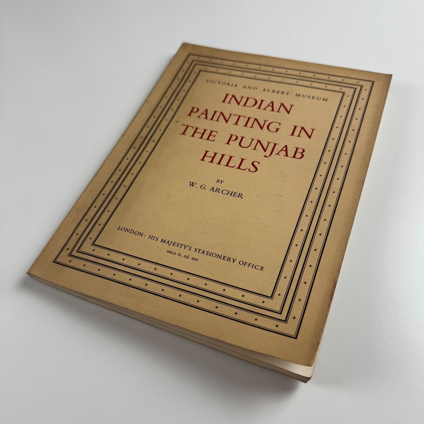 Indian Painting in the Punjab Hills by W.G. Archer V&A Monograph 4, HMSO, 1952