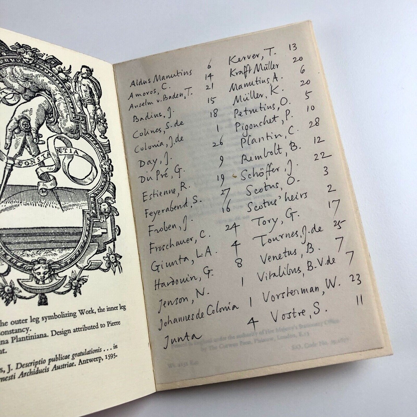 Early Printers' Marks | Victoria & Albert Museum / HMSO, 1962