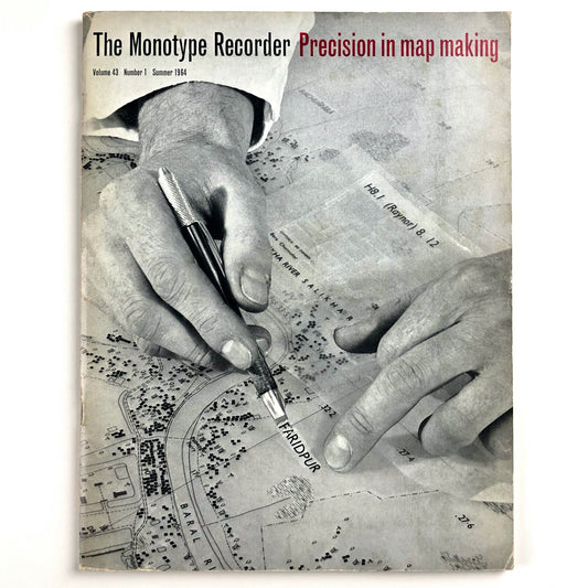 The Monotype Recorder – Precision in Map Making | Vol 43, Number 1, Summer 1964