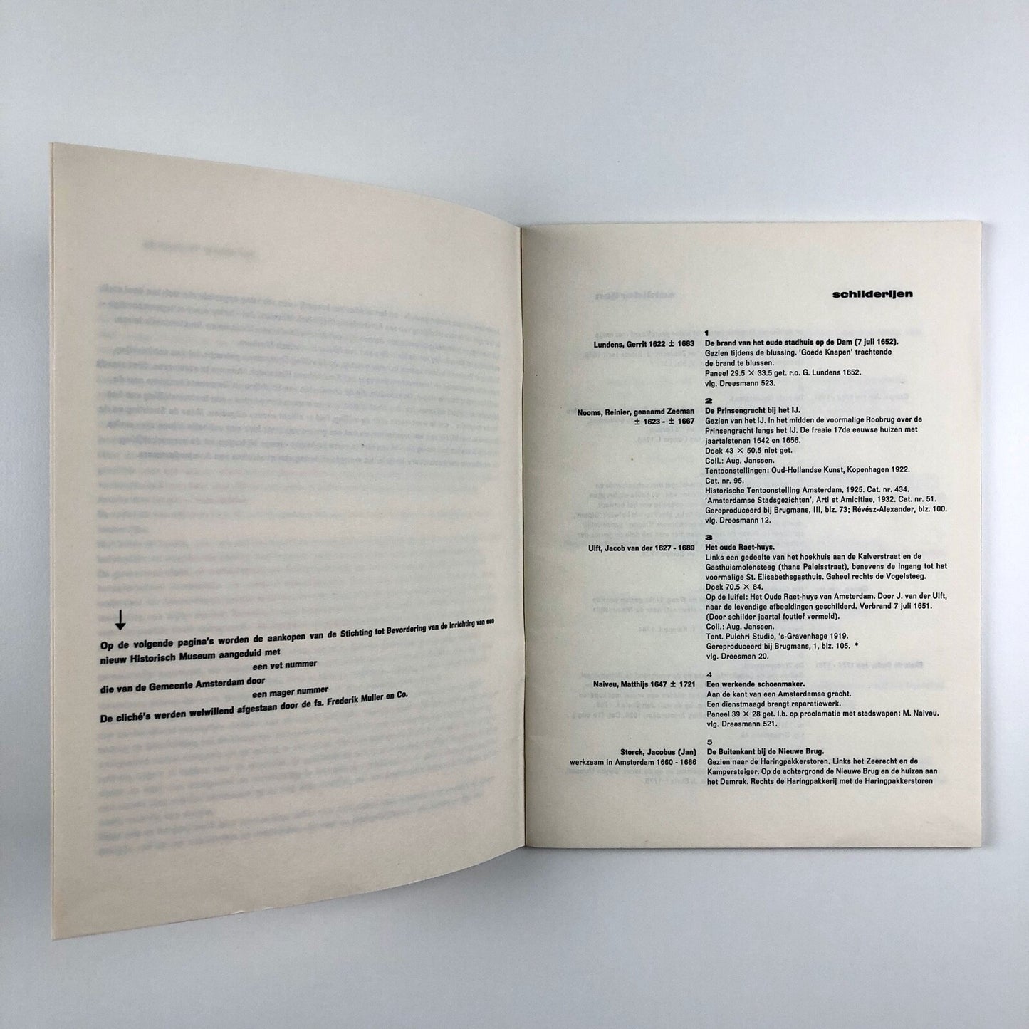 Aankopen Veiling Dreesmann | Gemeentemsuea Amsterdam catalogue no. 242, 1960