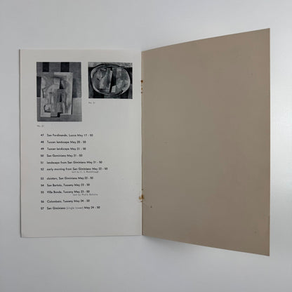 Recent Paintings 1949-50 by Ben Nicholson | The Lefevre Gallery, October 1950