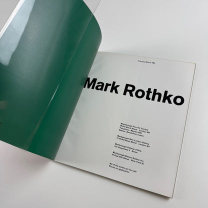 Mark Rothko | Marlborough Feb-March 1964 cat.no. 132 design by Gordon House
