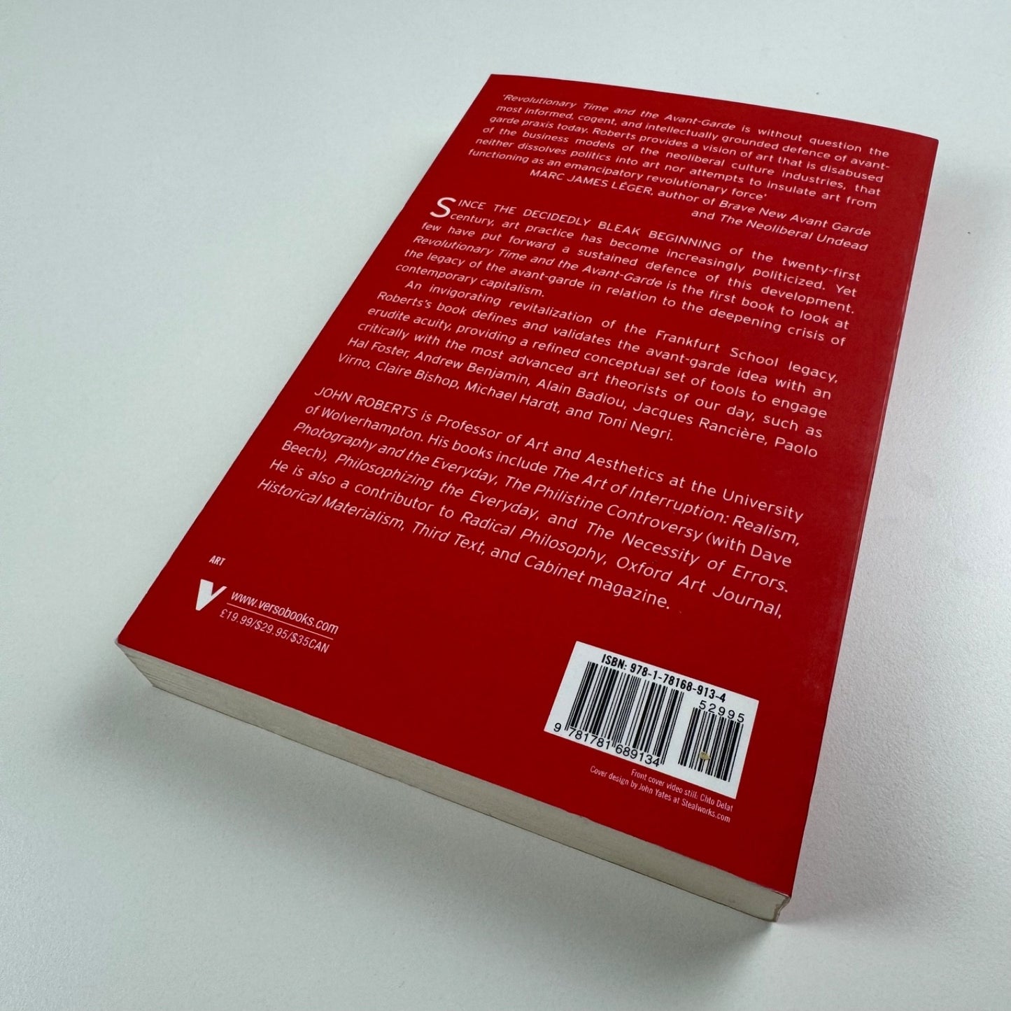 Revolutionary Time and the Avant-Garde by John Roberts | Verso, 2015
