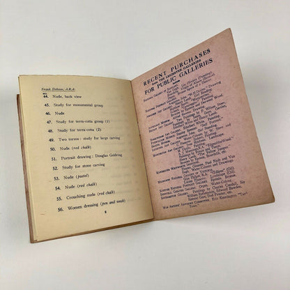 Robin and Fay Pearce | Sculpture and drawings by Frank Dobson | Ernest Brown & Phillips, Leicester Galleries catalogue, 1958