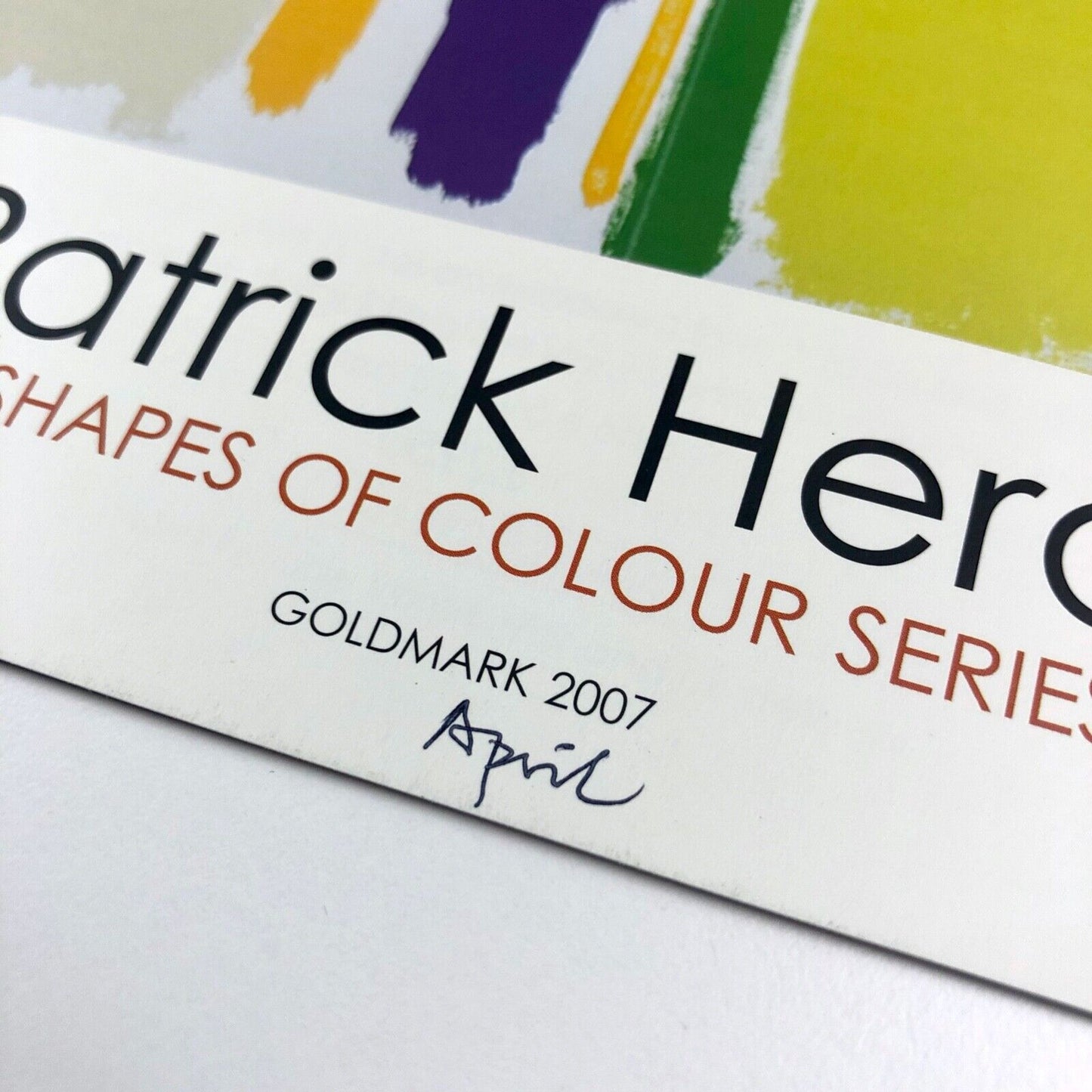 Patrick Heron – Shapes of Colour Series | Goldmark Gallery catalogue booklet, 2007