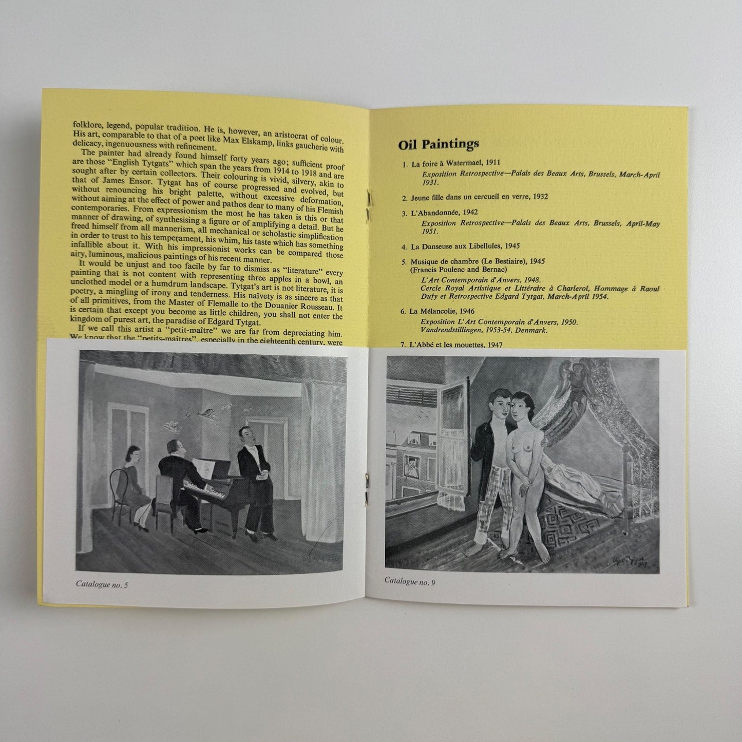 Edgart Tytgat. First exhibition in England | Arcade Gallery London, October 1954