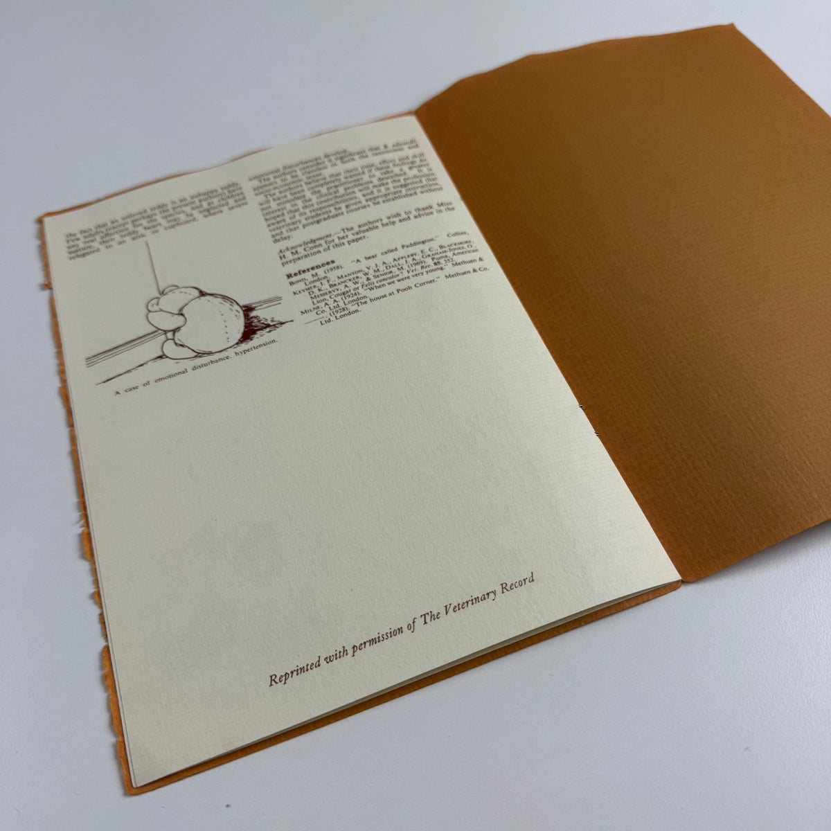 Some Observations on the Diseases of Brunus edwardii (Species nova) by D.K. Blackmore. Printed for Heal's Books & Prints by The Whittington Press 1972 third impression