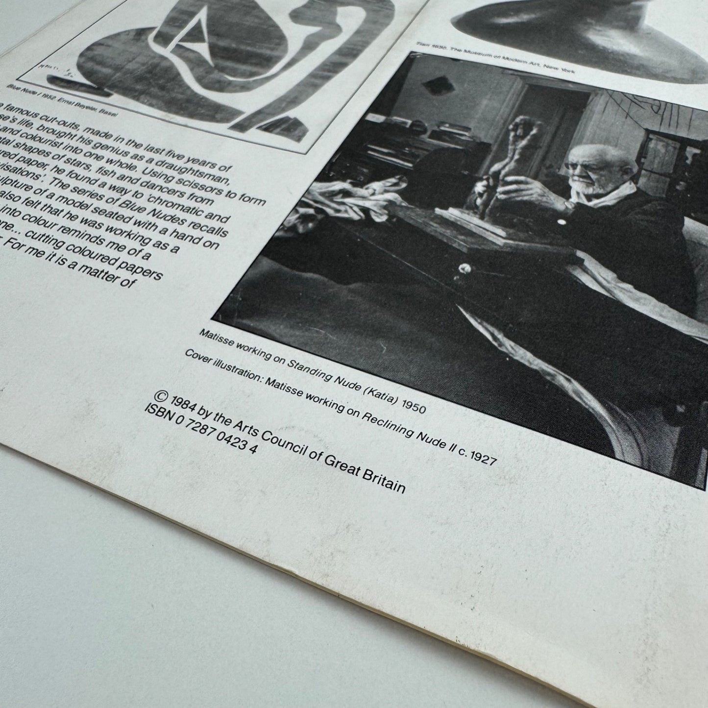 Gallery guide for Henri Matisse. Sculpture | Arts Council touring exhibition, 1984/85