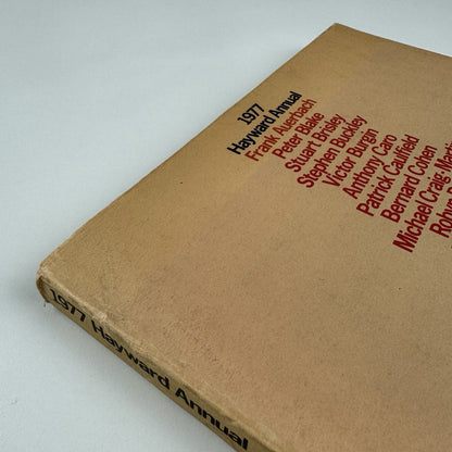 1977 Hayward Gallery Annual | Current British art selected by Michael Compton, Howard Hodgkin and William Turnbull.