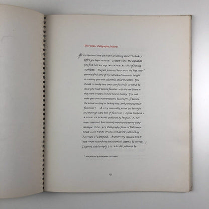Written Letters – 22 Alphabets for Calligraphers | Jacqueline Svaren, 1980