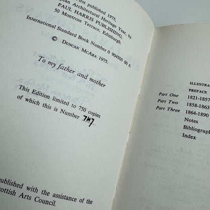 Sir James Gowans. Romantic Rationalist Duncan McAra Paul Harris Publishing, 1975 limited edition signed copy