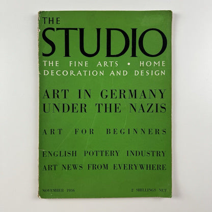 The Studio – November 1936 Vol 112, No 524 | Art in Germany Under the Nazis