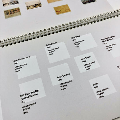 David Milne, List of Works: The Artistic Process Thomson Collection Ontario 2001