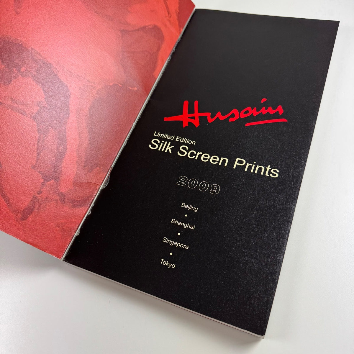 M.F. Husain. Silk screen prints Gallery in the Crypt & Kings Road Gallery 2009