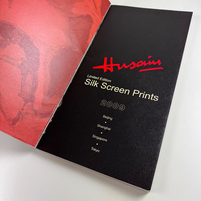 M.F. Husain. Silk screen prints Gallery in the Crypt & Kings Road Gallery 2009