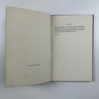 A review of recent typography in England, the United States France & Germany by Stanley Morison | The Fleuron Limited, London, 1927