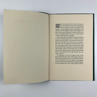 A Remembered Harvest by Helen Thomas | The Tragara Press, Alan Anderson 1970