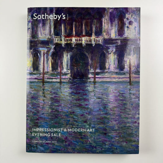 Impressionist & Modern Art London evening sale Sotheby's London 19 June 2013 sale ref L13006