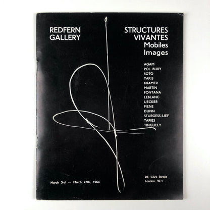 Structures Vivantes Mobiles Images (kinetic art exhibition) | Redfern Gallery 1964 [Kenneth Martin object illustrated on front cover]