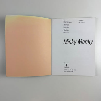 Minky Manky. Curated by Carl Freedman | South London Gallery, 1995