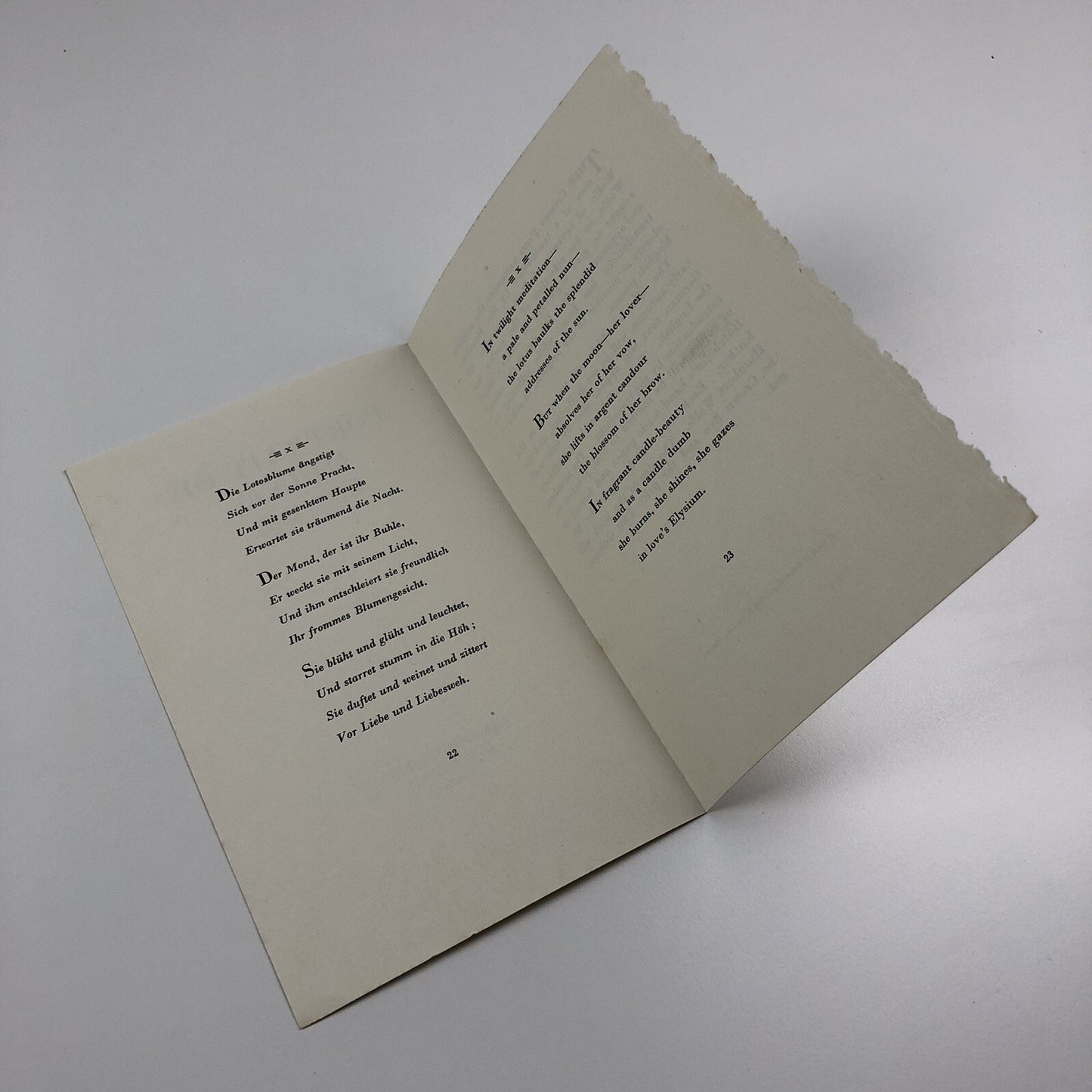 Prospectus for Portrait of Heine | Translated by Humbert Wolfe | The Cresset Press, 1930