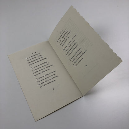 Prospectus for Portrait of Heine | Translated by Humbert Wolfe | The Cresset Press, 1930