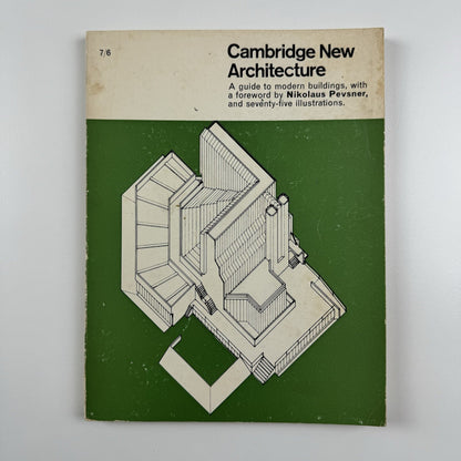 Cambridge New Architecture. A guide to modern buildings | Nikolaus Pevsner, 1964