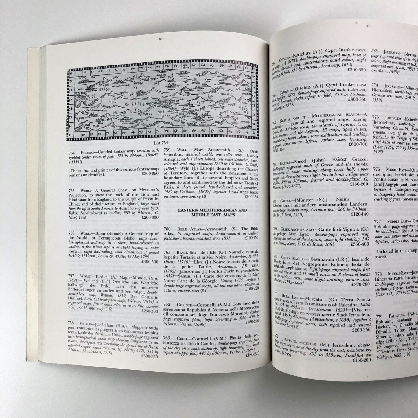 Printed Books and Maps | The Geoffrey Gollin London collection | Sotheby's, November 1993 catalogue