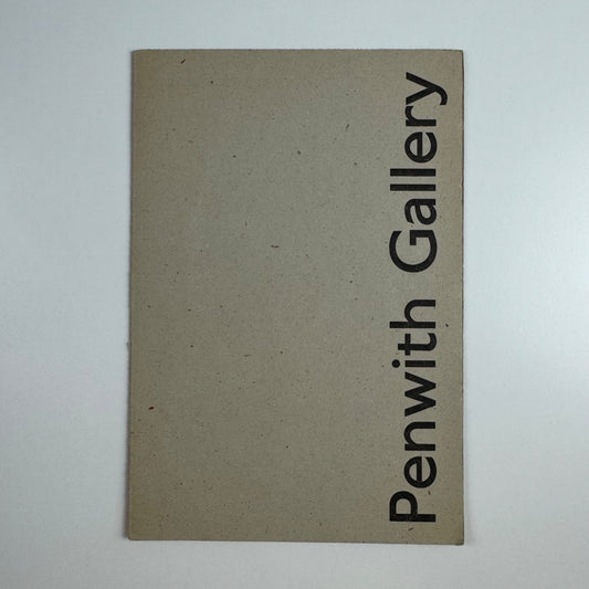 Catalogue Penwith Society Gallery Autumn exhibition 1971