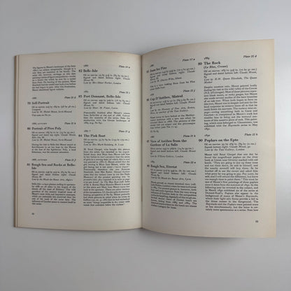 Claude Monet | Arts Council with Edinburgh Festival | Tate Gallery 1957 + press release sheet