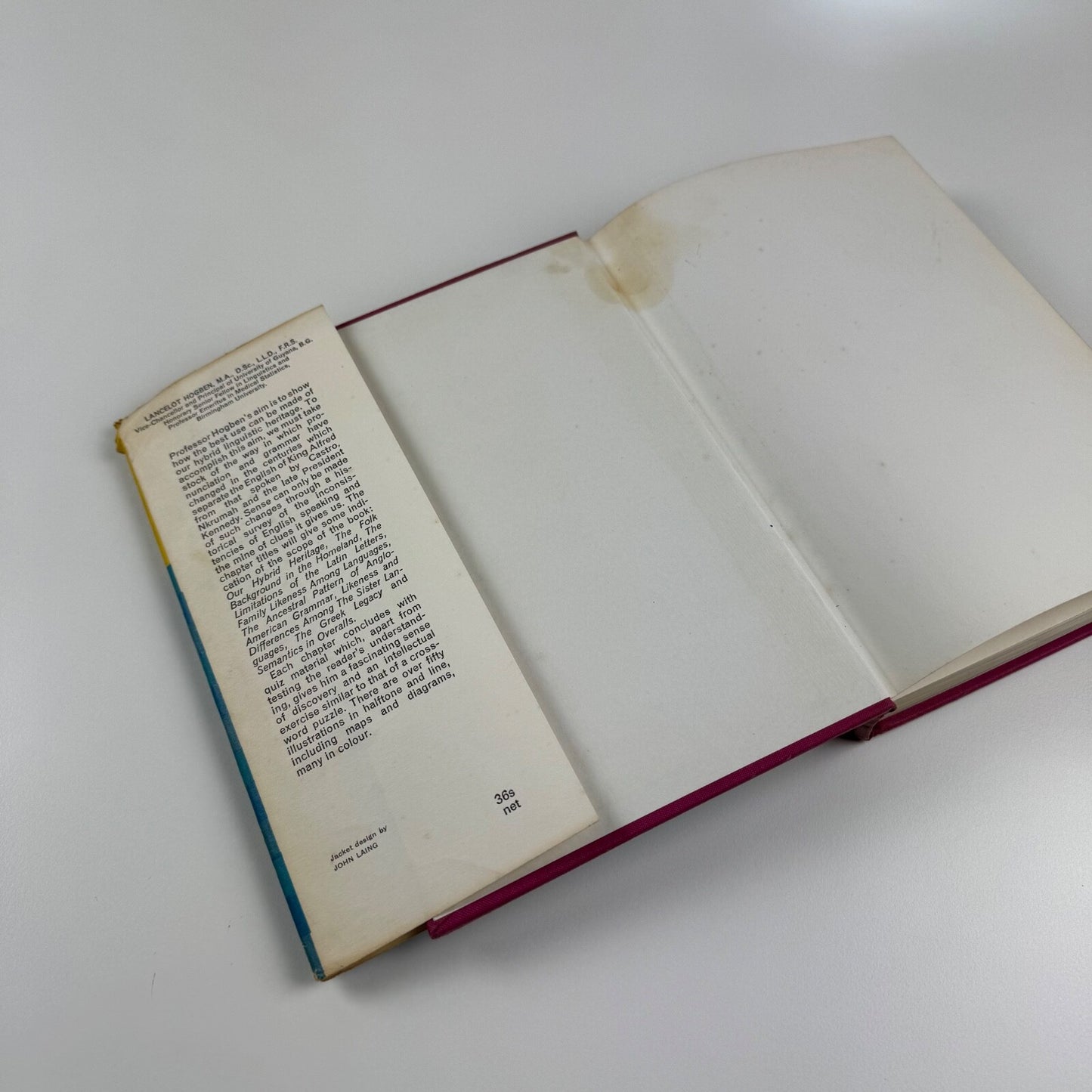 The Mother Tongue in quiz and colour by Lancelot Hogben | Secker & Warburg, 1964
